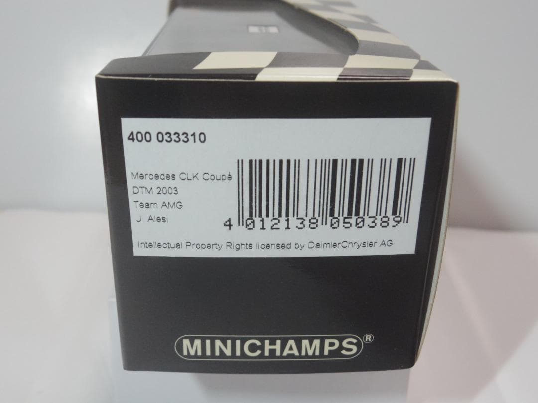 ミニカー MINICHAMPS Mercedes-Benz CLK DTM2003 #10