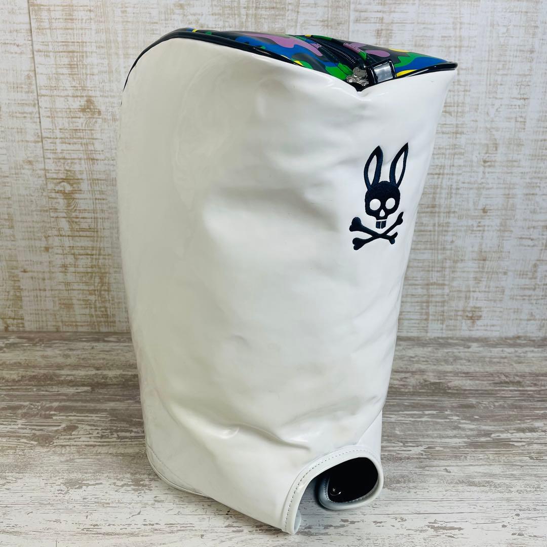 【限定品】Psycho Bunny カモバニー　迷彩エナメル キャディバッグ