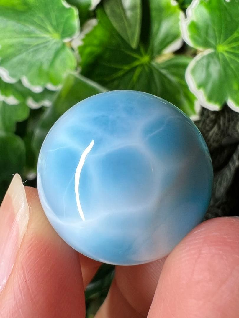 天然　ラリマー　スフィア　22mm