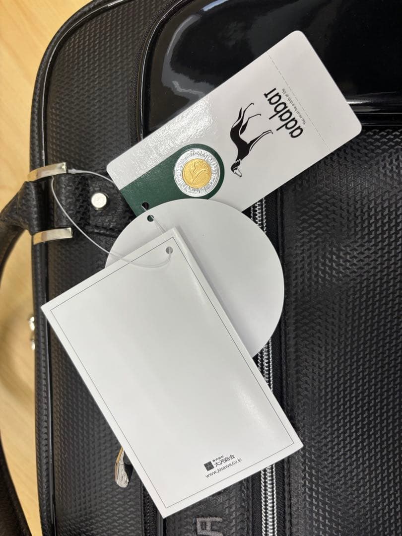 新品未使用 ADABAT アダバット ゴルフバッグ　メンズ ブラック シューズ入