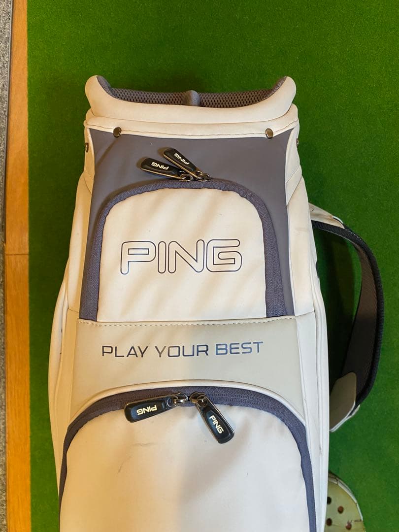ピン　PING キャディバッグ　フード、ネームプレート新品未使用