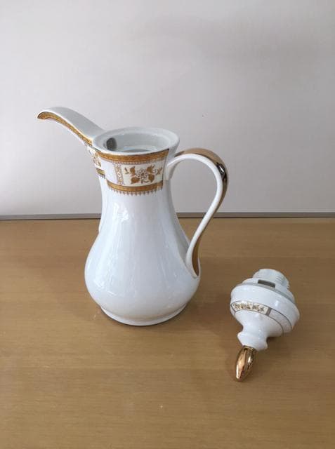 磁器製テーブルポット(手描き） 400ml