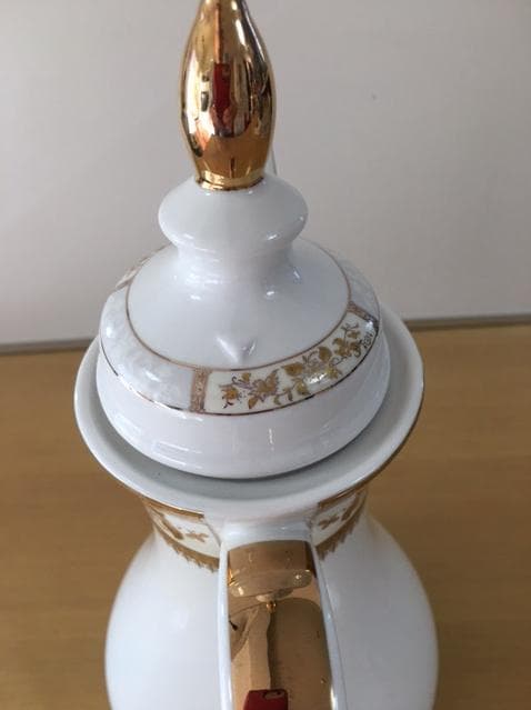 磁器製テーブルポット(手描き） 400ml