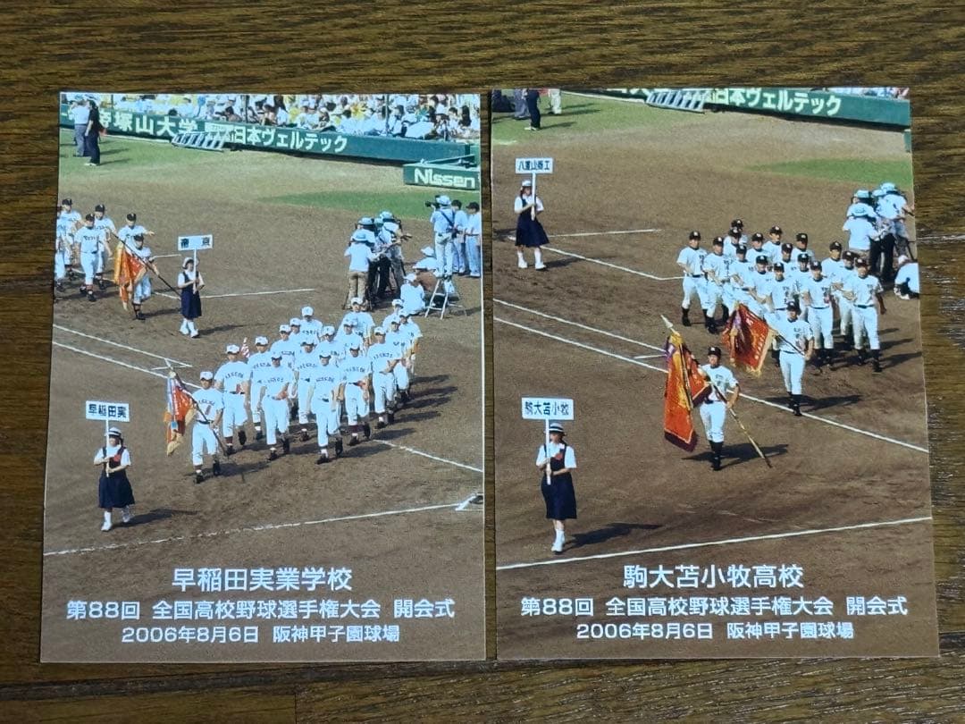 【レア】第88回全国高校野球選手権大会 優勝/準優勝記念ボール、写真・ケース付き