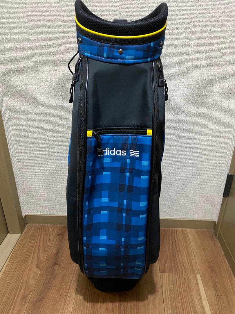 adidas チェック柄 キャディバッグ