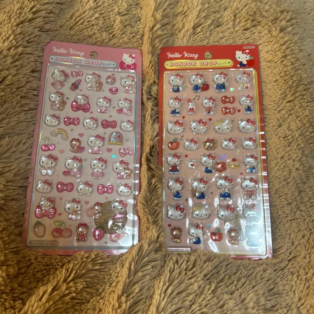 キティーちゃん　グッズ　大阪万博　サンリオ　限定　ボンボンドロップシール　正規品