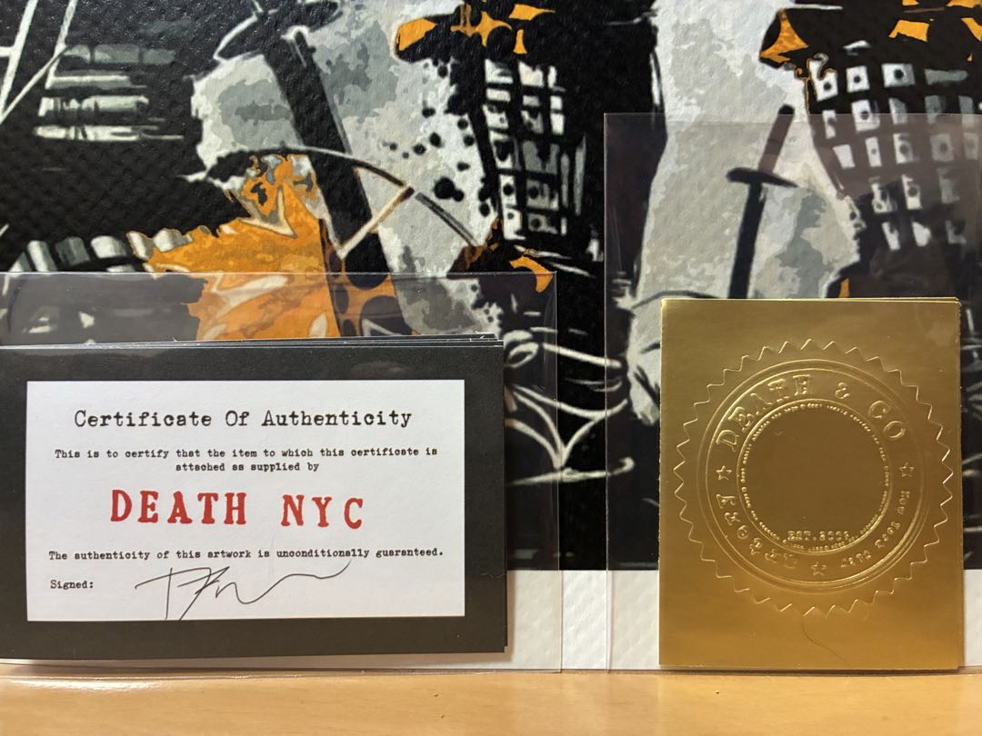DEATH NYC 2023 世界限定100枚 アートポスター 侍 草間彌生