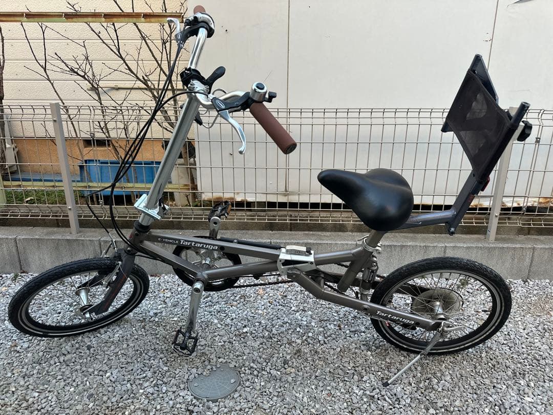 美品Tartaruga折りたたみ自転車 E-Vehicle 中古整備済引取り可