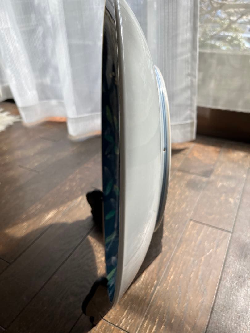 有田焼 峯山窯 大皿 絵皿　直径約45cm 南天 鳥図 手描き 飾り皿【送料込】