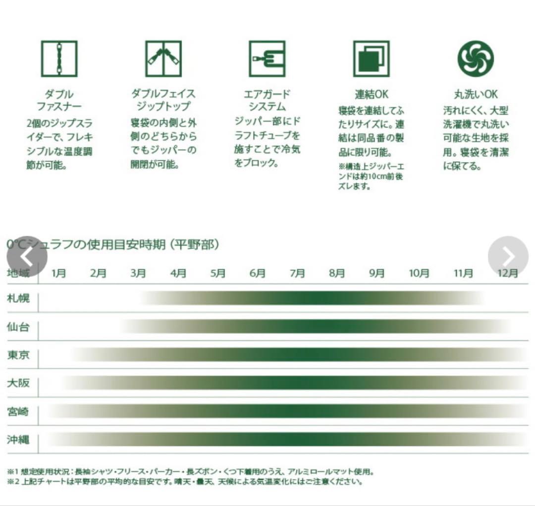 ロゴス　寝袋　２個セット