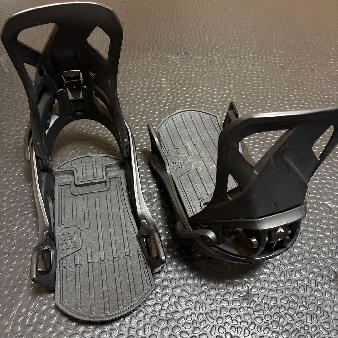BURTON STEP ON バインディング MENS Sサイズ 黒 22-23