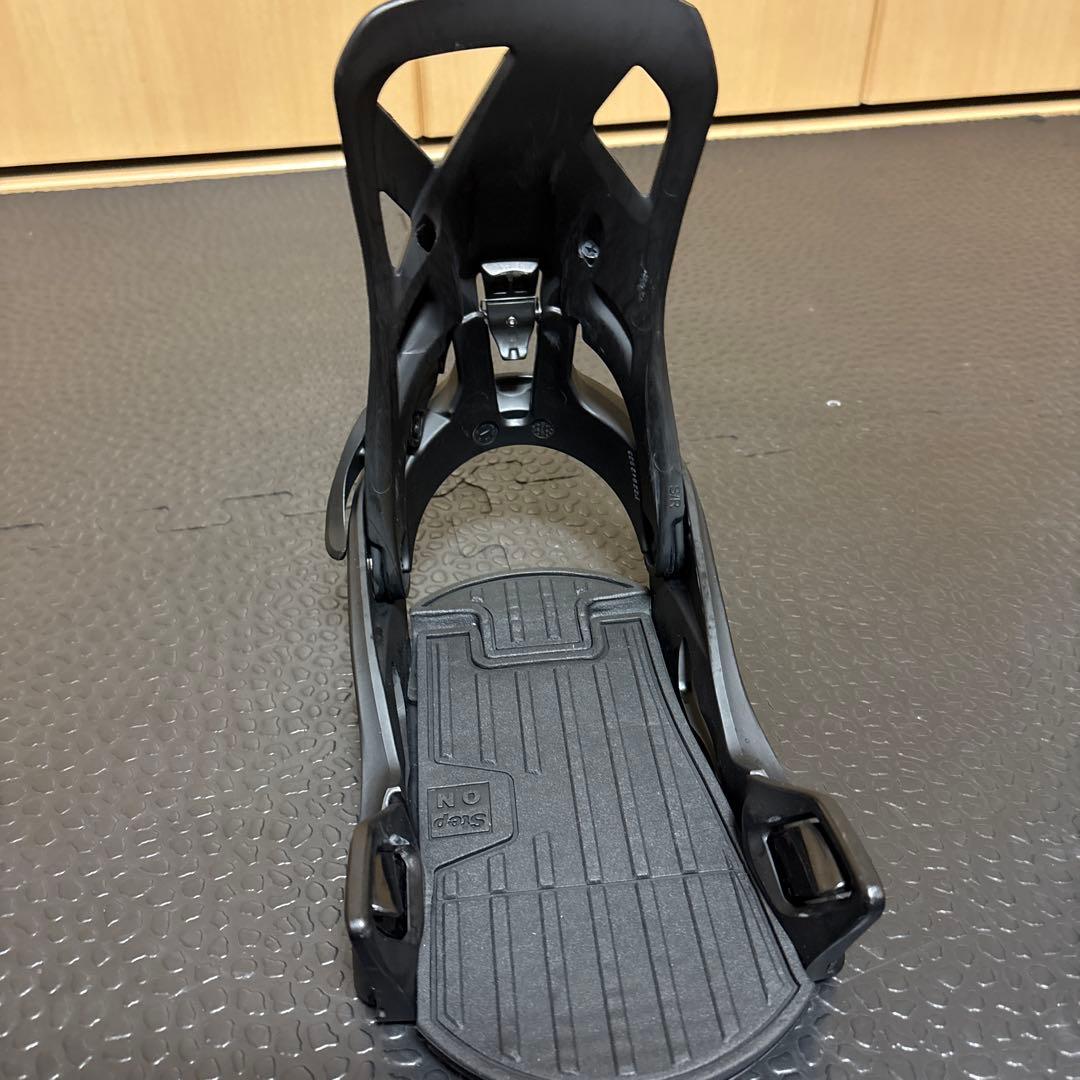 BURTON STEP ON バインディング MENS Sサイズ 黒 22-23