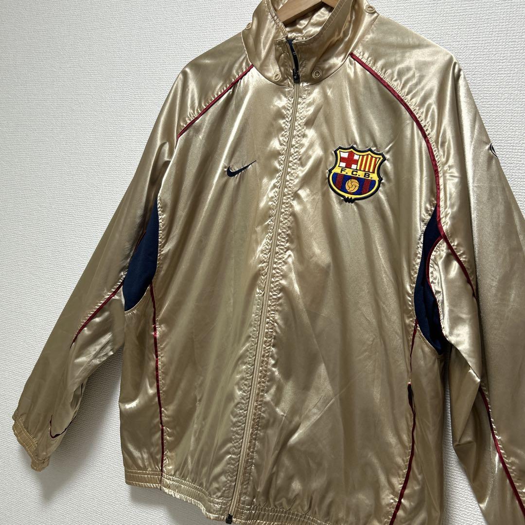 【希少】NIKE F.C.バルセロナ ウィンドブレーカー　サッカー　00s