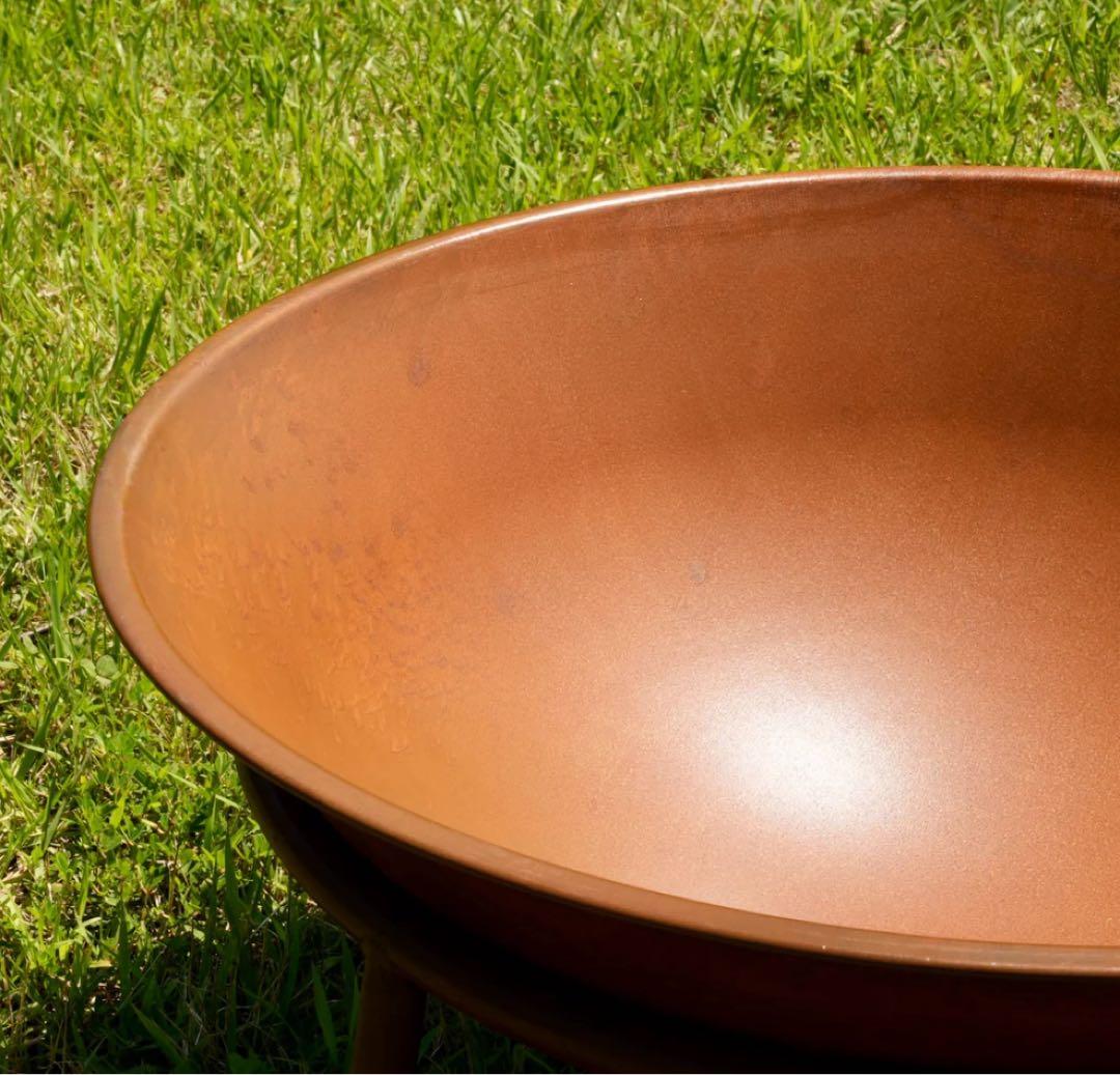 新品未使用 アウトレット(箱不良) 焚き火台 Rust color(サビ色)