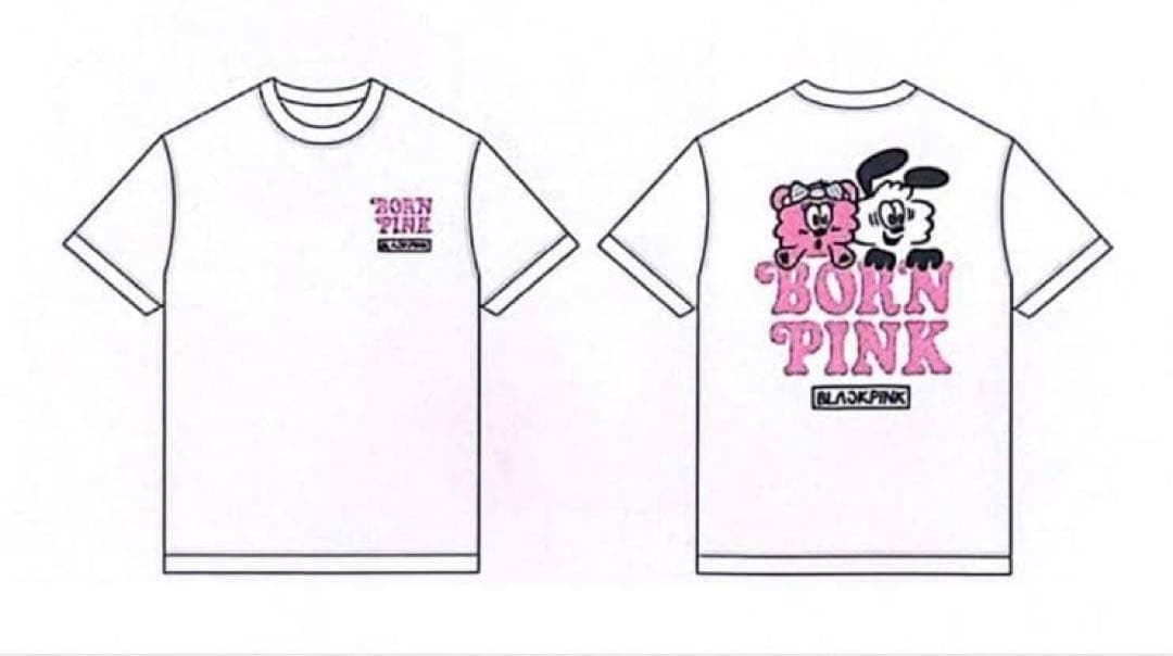 BLACKPINK verdy コラボ bornpink Tシャツ ブルピン