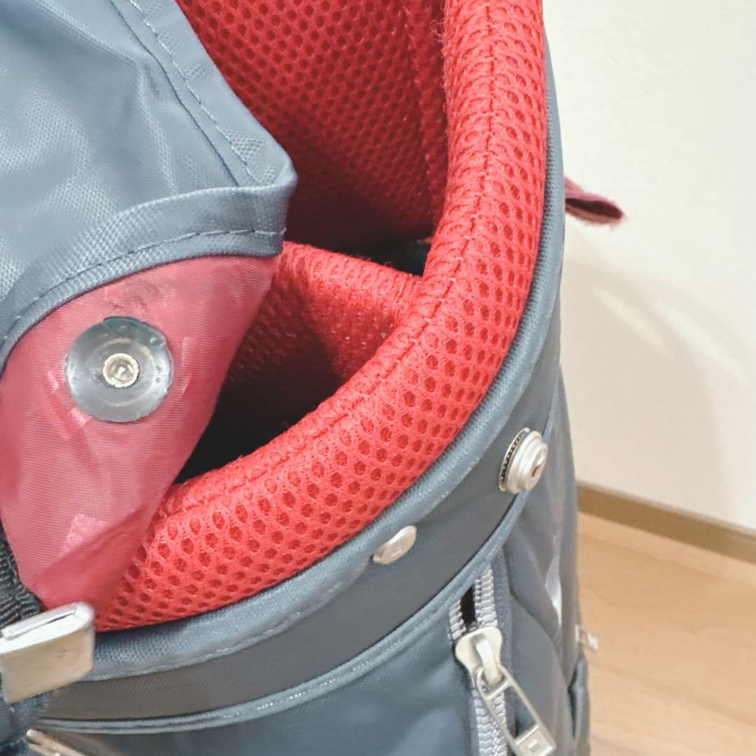 K405 onoff ナイロンツイル ネイビー キャディバッグ