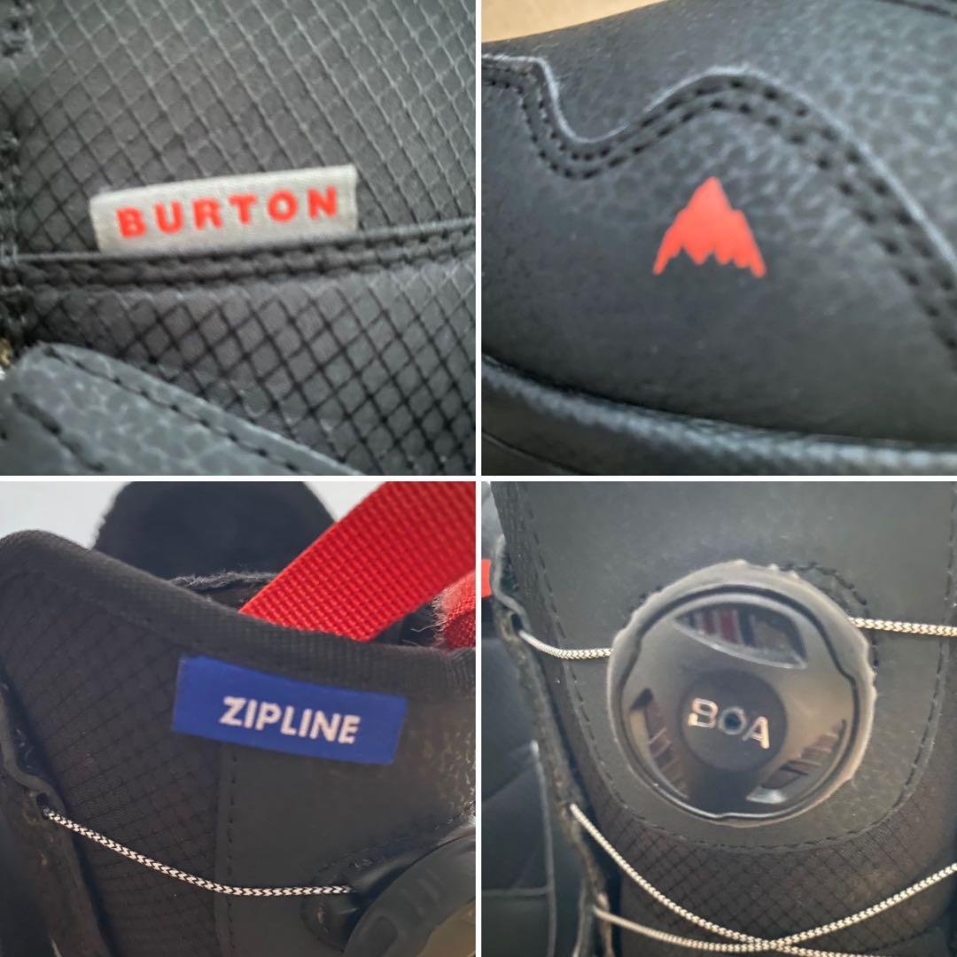 キッズ Burton ジップライン BOA® スノーボードブーツ　25.0cm