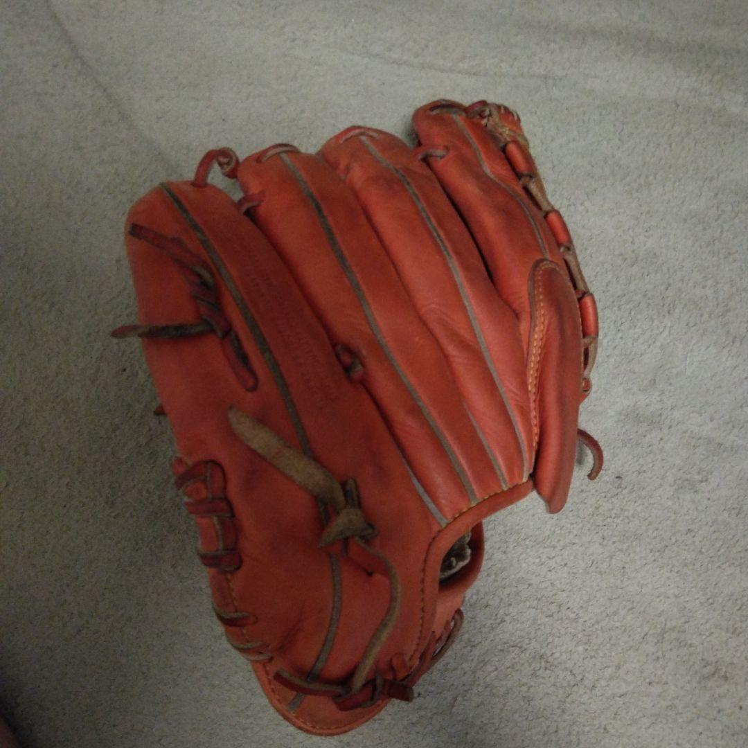 Mizuno　 軟式　グローブ オレンジ　グローバルエリート　投手　ピッチャー