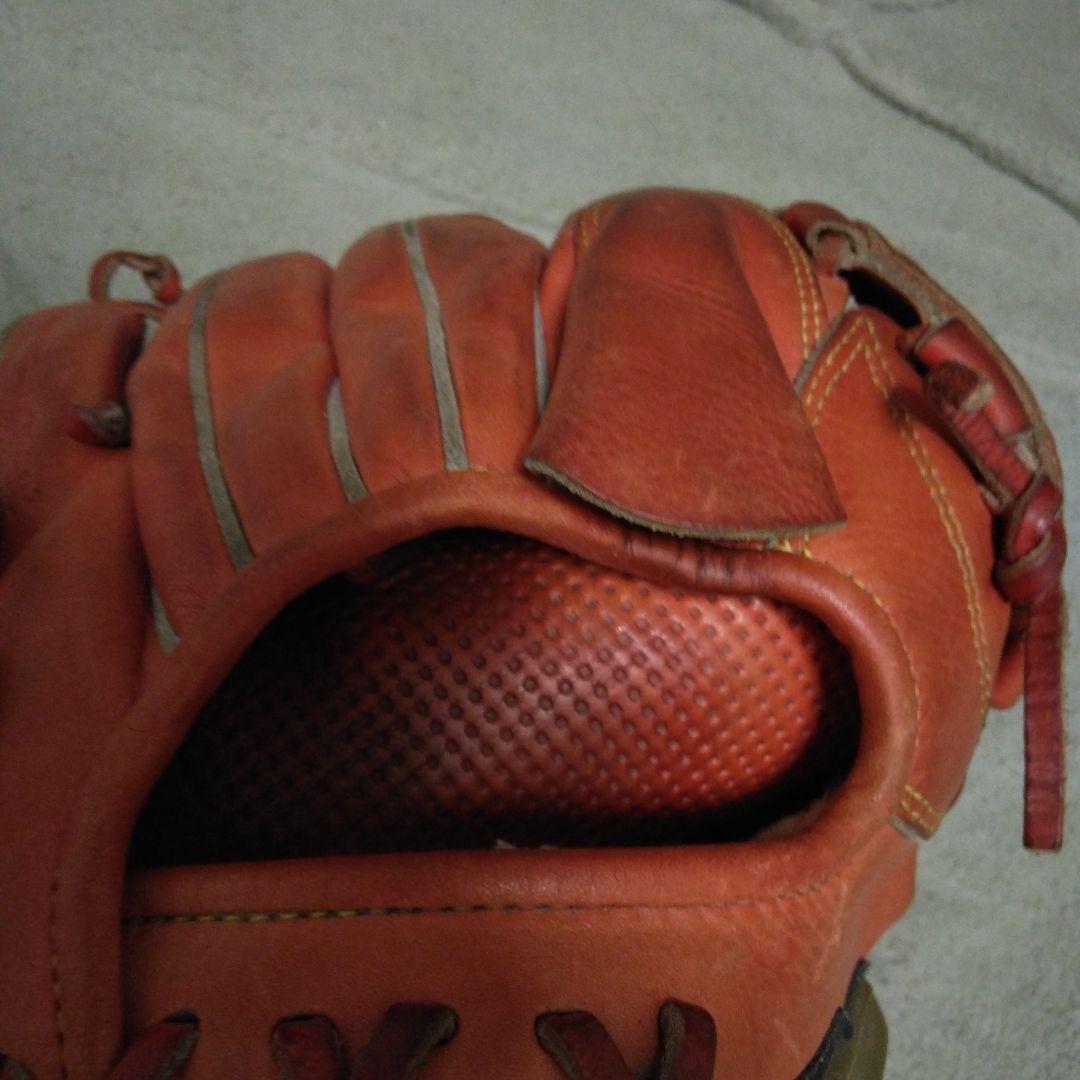 Mizuno　 軟式　グローブ オレンジ　グローバルエリート　投手　ピッチャー