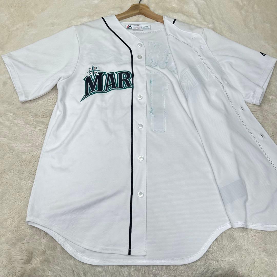 美品✨マジェスティック製マリナーズ菊池雄星ユニフォーム！ＷＢＣ応援にも最適な一枚