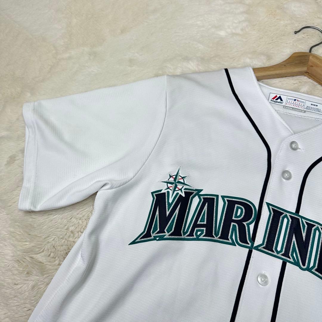 美品✨マジェスティック製マリナーズ菊池雄星ユニフォーム！ＷＢＣ応援にも最適な一枚