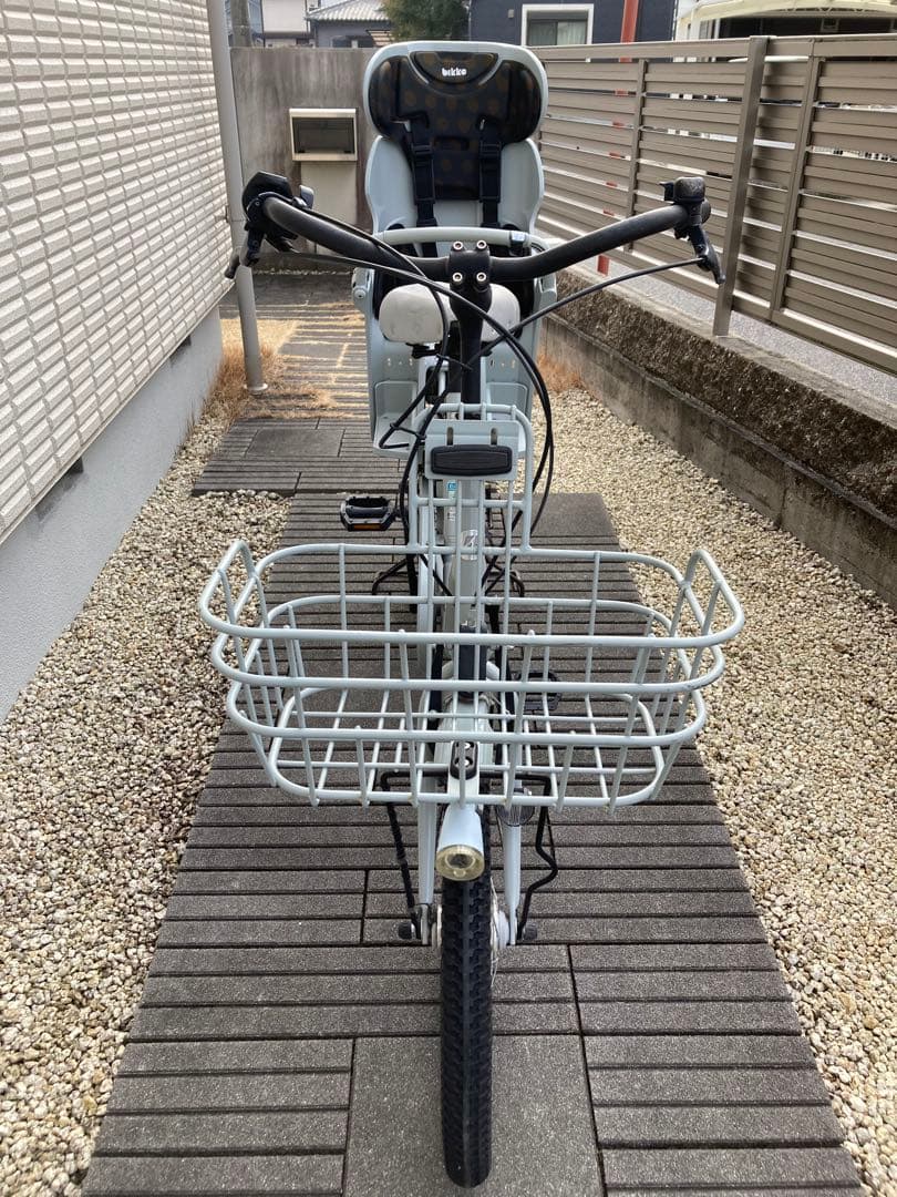 子乗せ自転車　非電動　20インチ　ブルーグレー　bikke