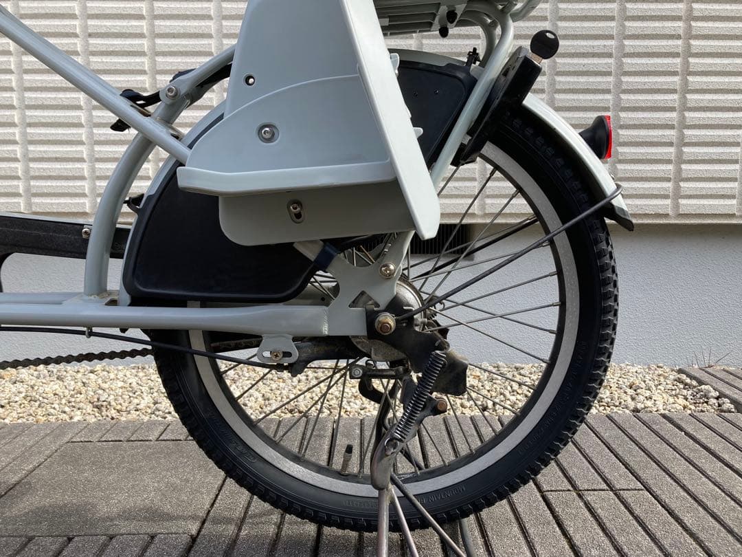子乗せ自転車　非電動　20インチ　ブルーグレー　bikke