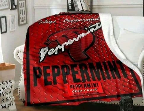 Peppermint　ペパーミント　クリームソーダ　ブランケット　フリース素材