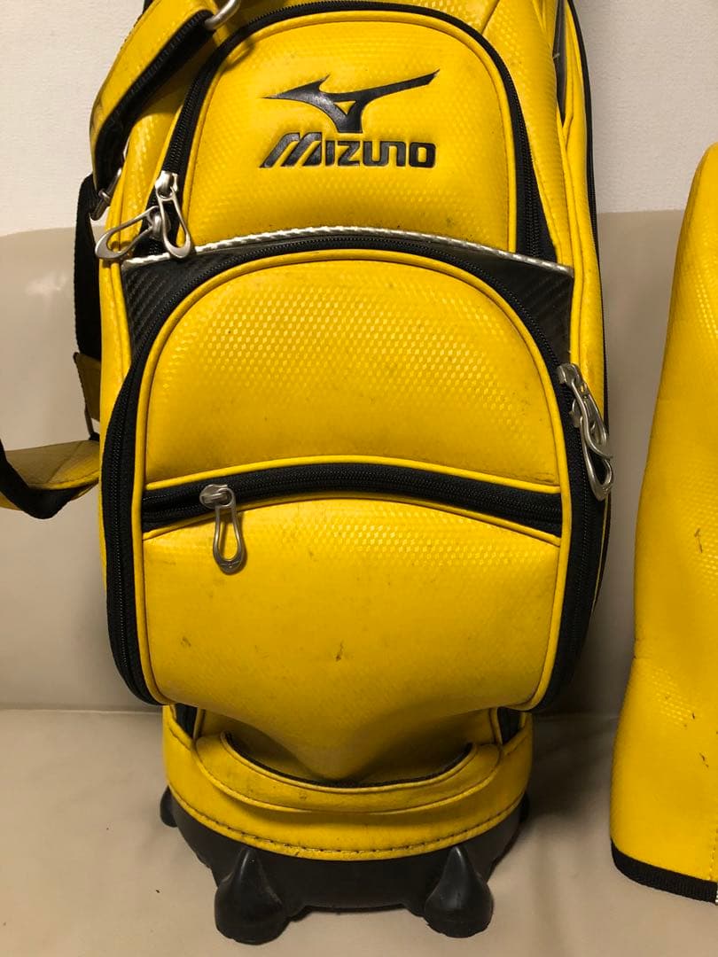 【送料込み】廃盤希少品　MIZUNO ゴルフバッグ　珍しい黄色