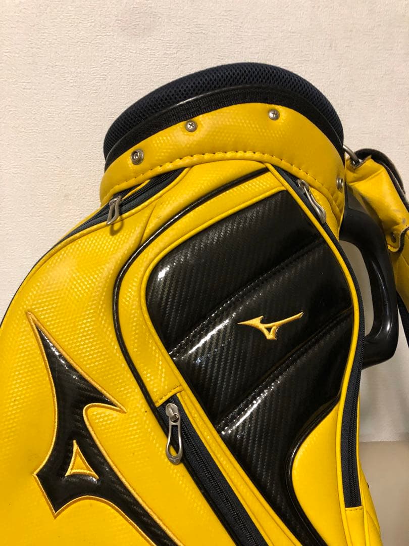 【送料込み】廃盤希少品　MIZUNO ゴルフバッグ　珍しい黄色