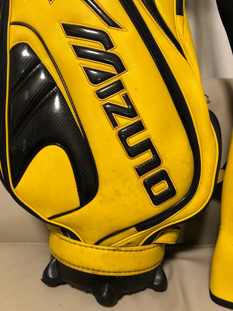 【送料込み】廃盤希少品　MIZUNO ゴルフバッグ　珍しい黄色
