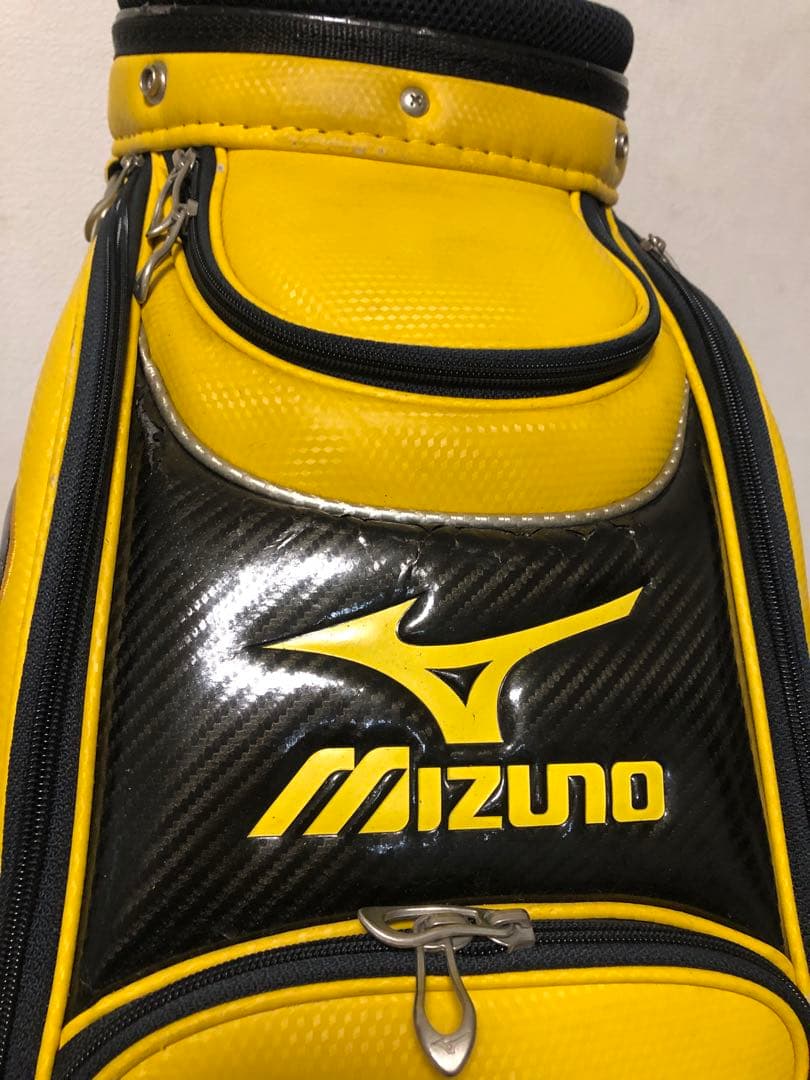 【送料込み】廃盤希少品　MIZUNO ゴルフバッグ　珍しい黄色