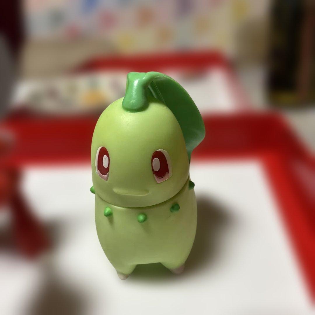ハッサム　チコリータ　ポケモンdx フィギュア　ソフビ　TOMY