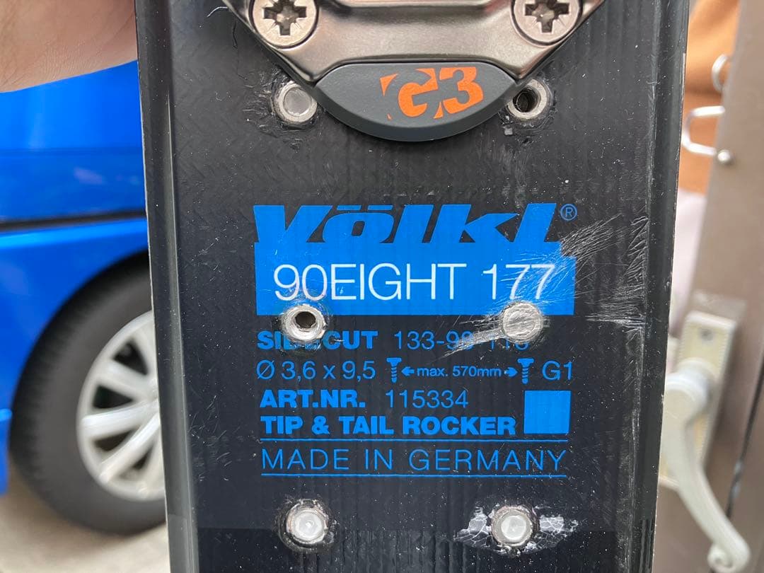 Völkl 90EIGHT 177 G3 ION 12 テックビンディングセット