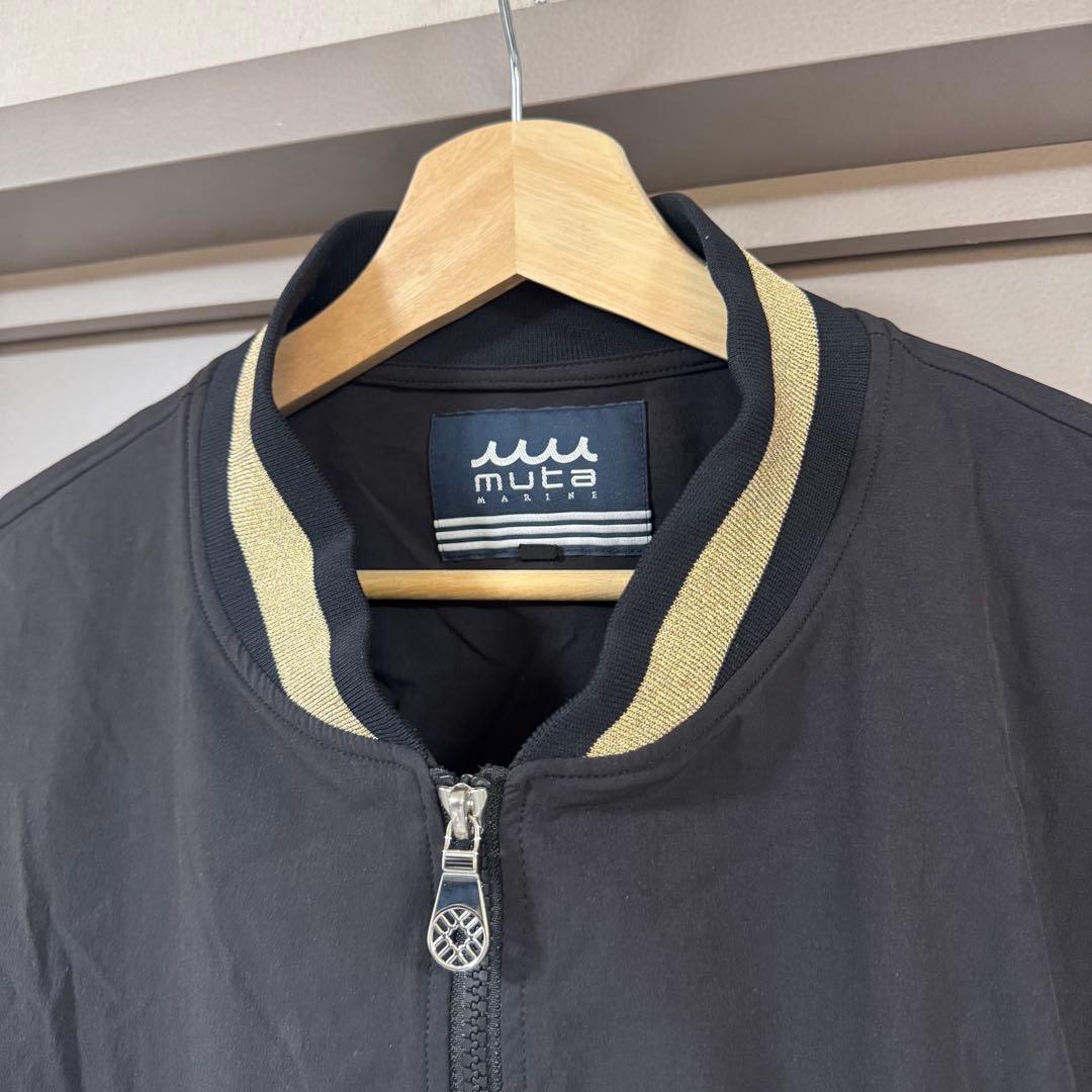 新品 muta MARINE GOLF レイヤードブルゾンとヘムリブ ポロシャツ
