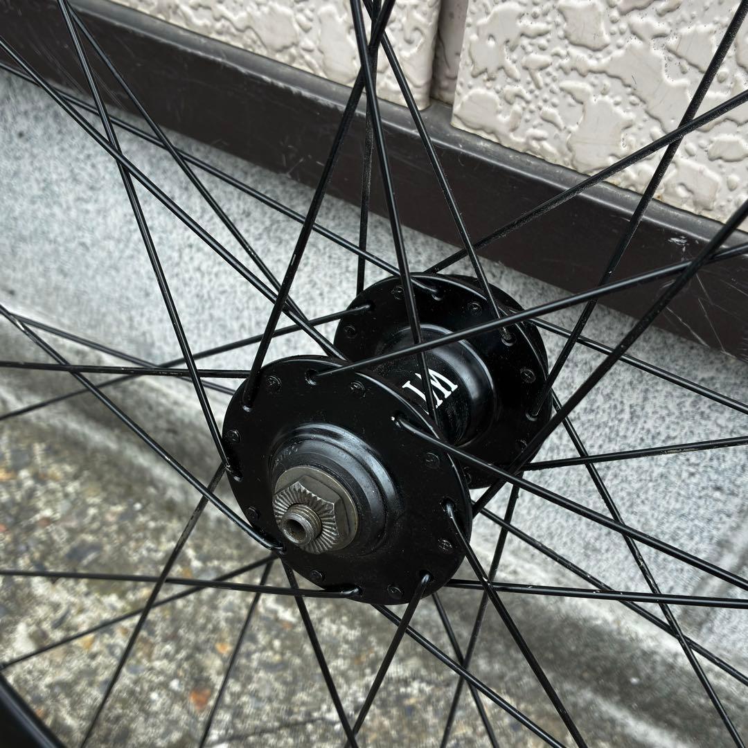 ピストバイクホイール 前後セット 700c ディープリム