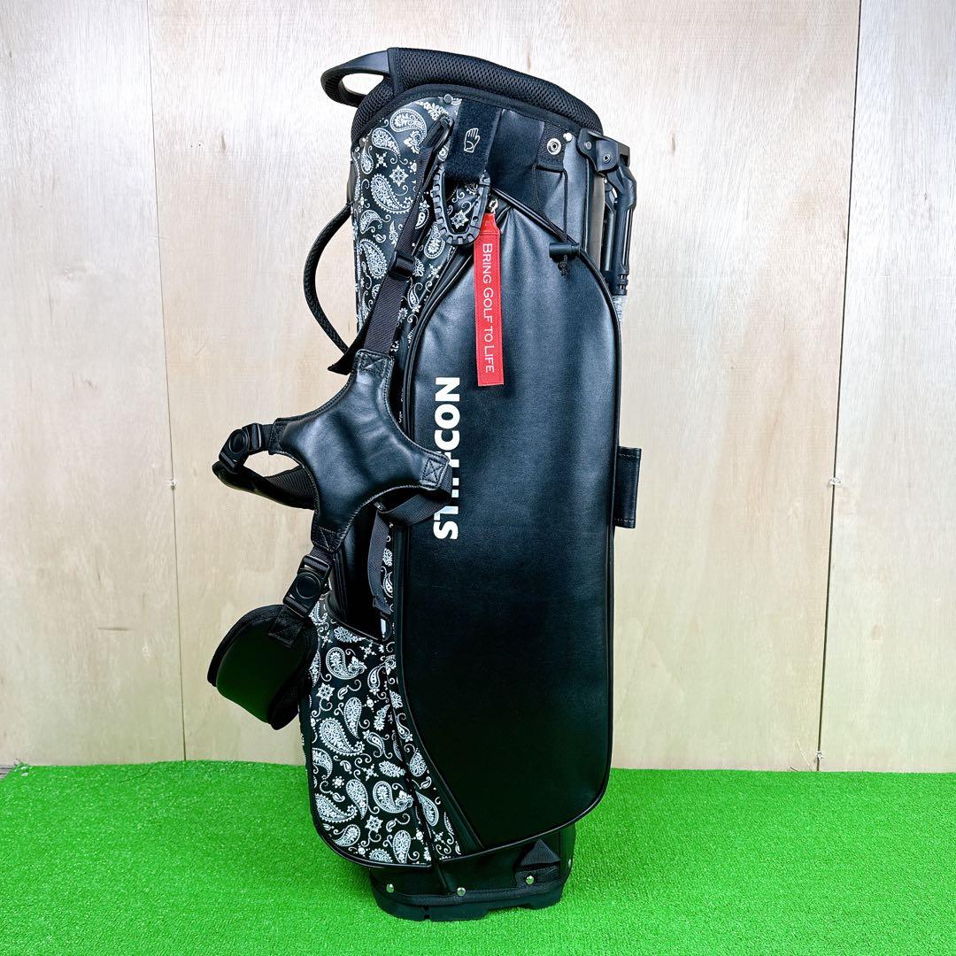 新品未使用 STIFFCON ペイズリー キャディバッグ スタンド式