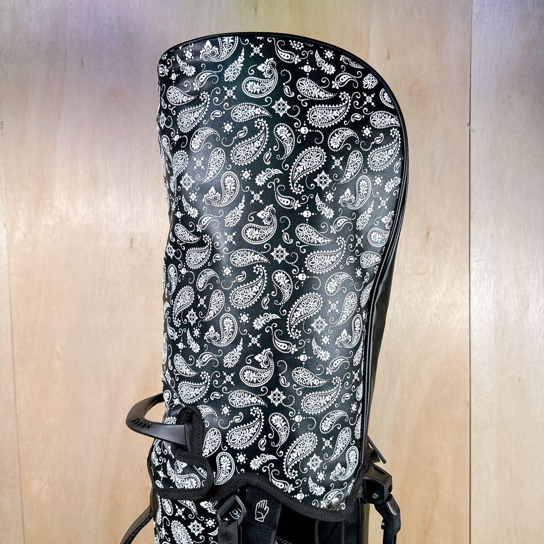 新品未使用 STIFFCON ペイズリー キャディバッグ スタンド式