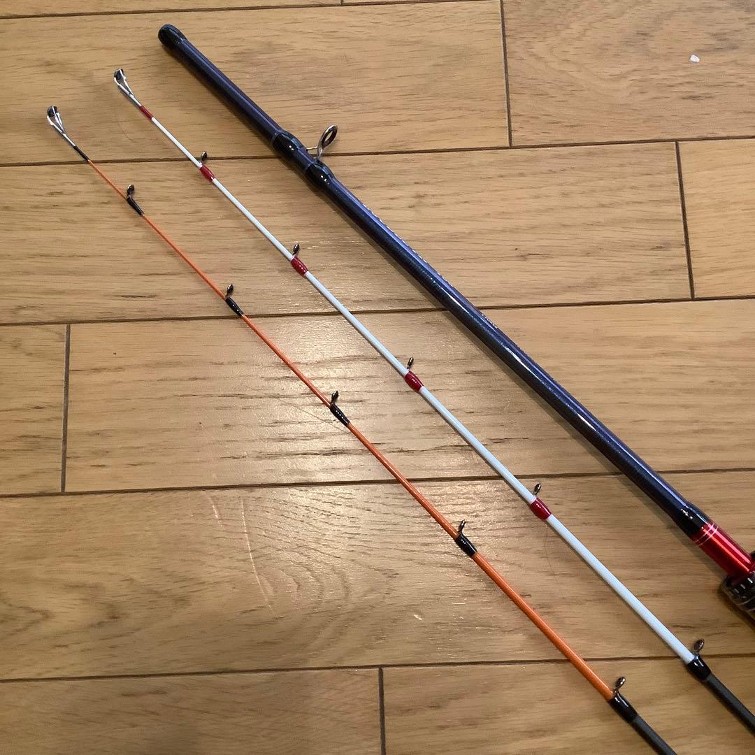 2WAY 1.65m 2ピースMAX300g&デジタルカウンター付ベイトリール