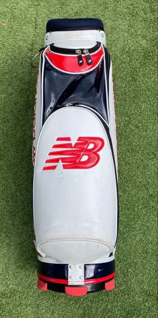 New Balance キャディバッグ ホワイト/レッド