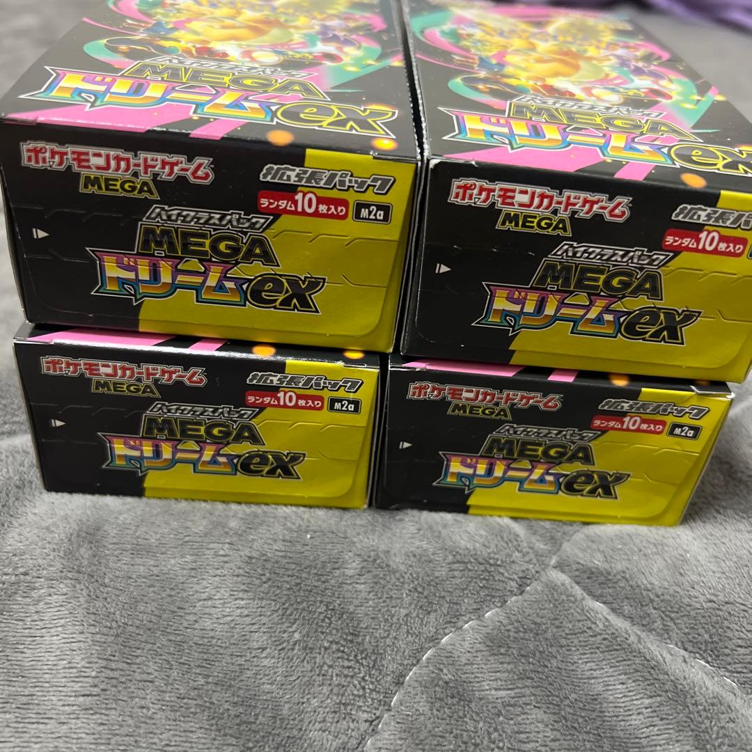 ポケモンカード MEGAドリームEX 4Box