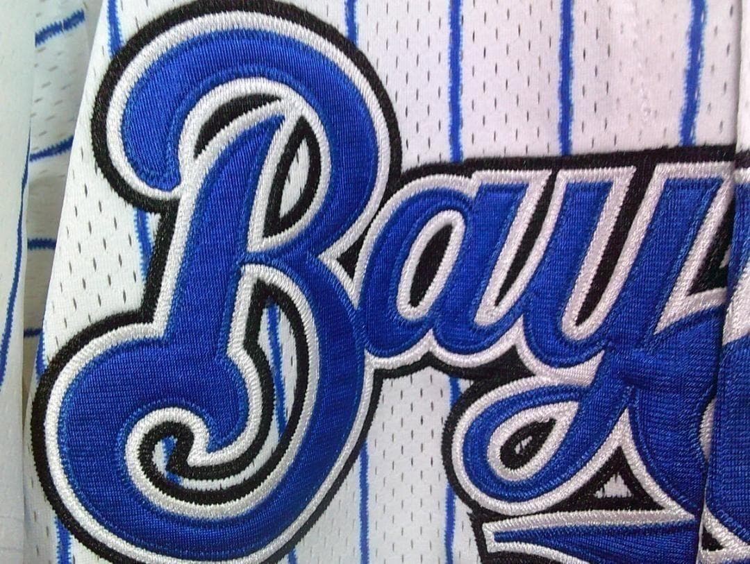 新品L復刻☆横浜DeNAベイスターズ佐野7番ユニフォーム刺繍《観戦応援》プロ野球