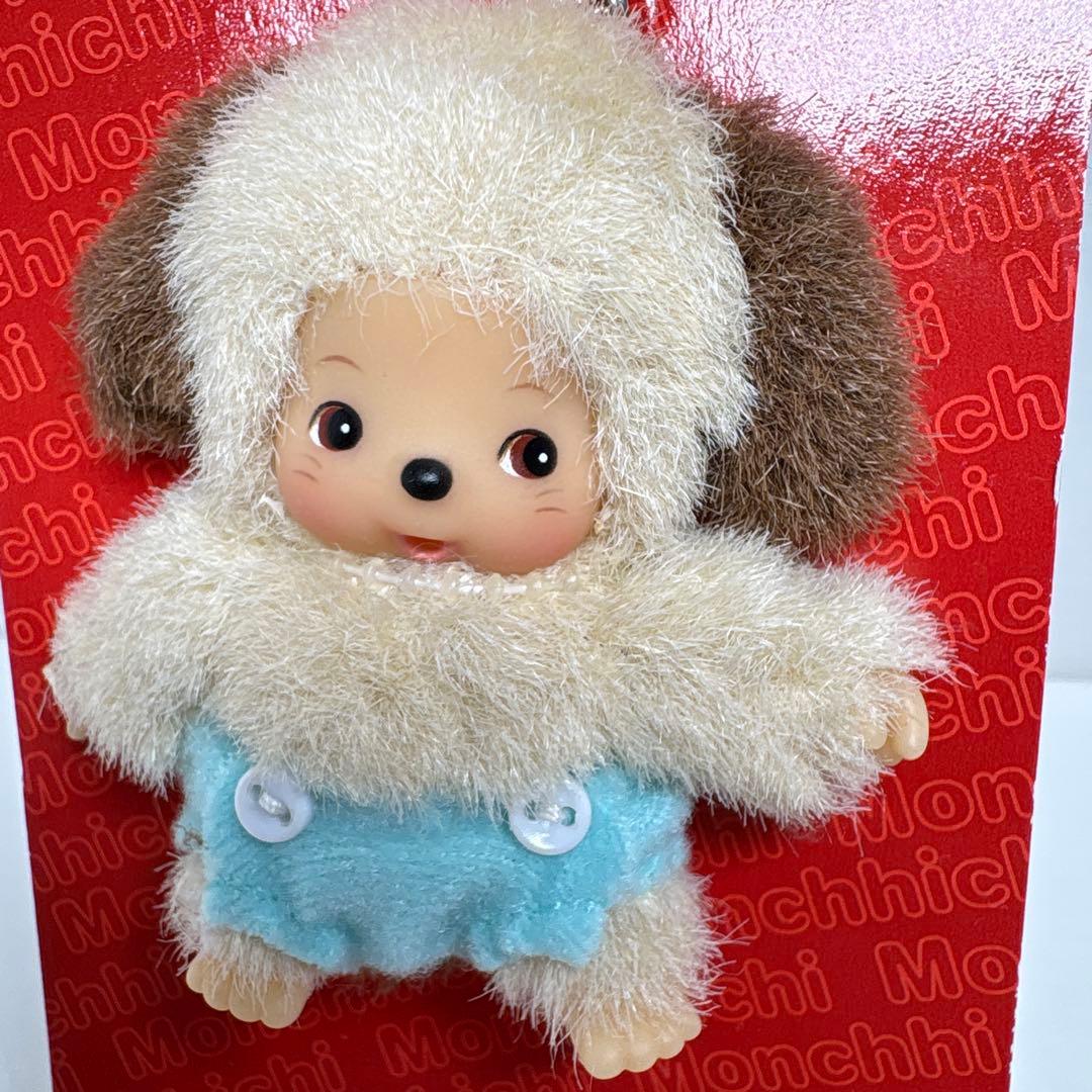 新品 EU限定 ベビチッチ イヌ キーホルダー monchhichi 2252