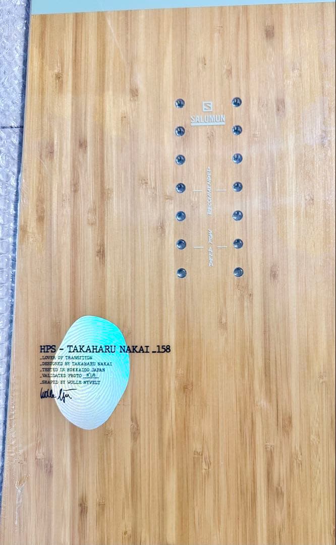 【新品】23-24 SALOMON HPS TAKA 158