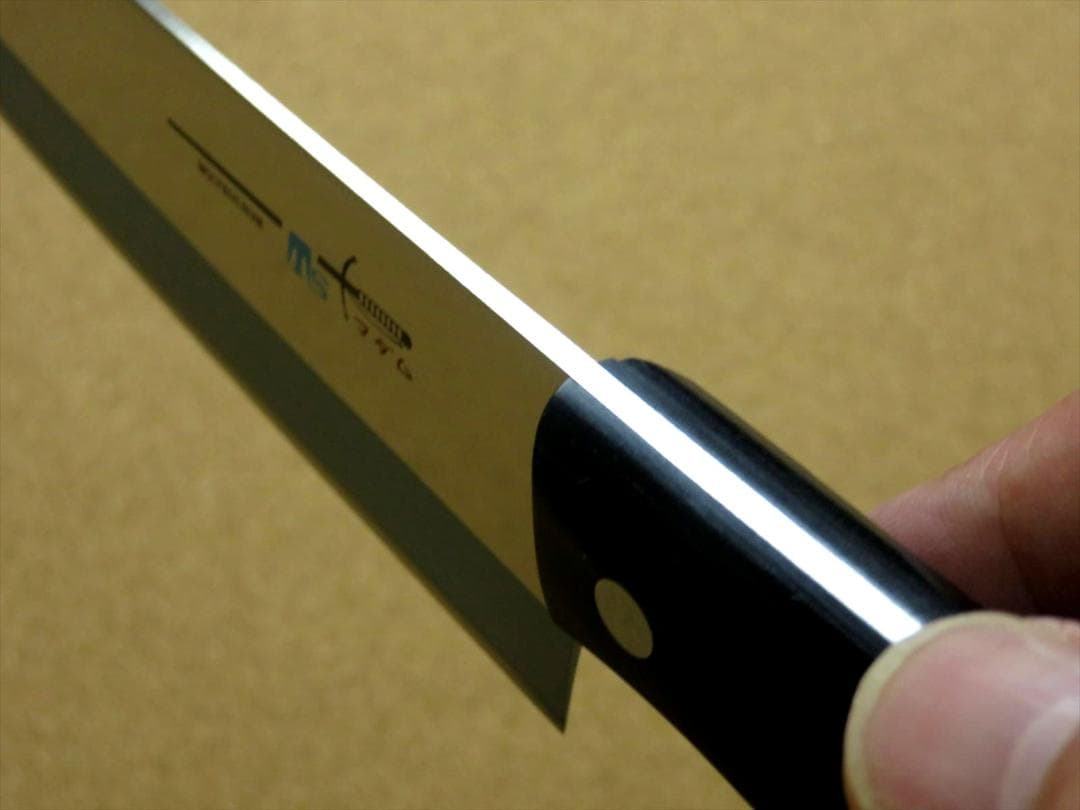 関の刃物 スジ三徳包丁 170mm クロムモリブデン鋼 魚 肉切 両刃 万能包丁