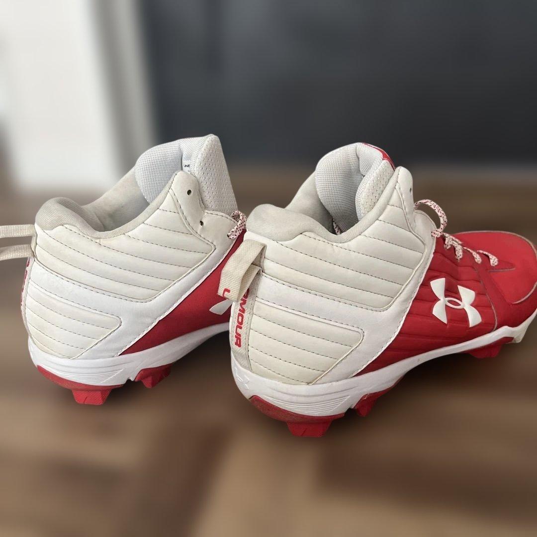 Under Armour スパイクシューズ レッド/ホワイト