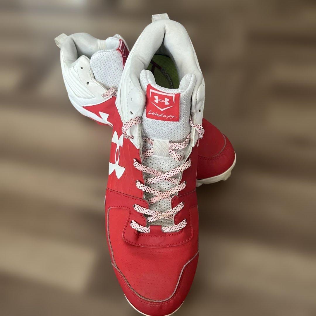 Under Armour スパイクシューズ レッド/ホワイト