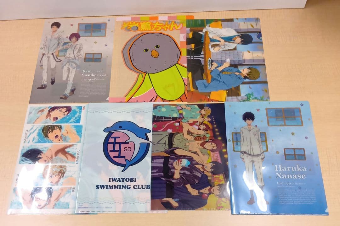 ❶Free! クリアファイル 下敷き スタンドポップなど まとめ売り