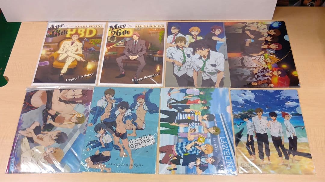 ❶Free! クリアファイル 下敷き スタンドポップなど まとめ売り