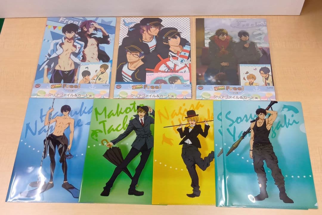 ❶Free! クリアファイル 下敷き スタンドポップなど まとめ売り